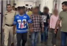 गणेश विसर्जन के दौरान पुलिसकर्मियों से झूमाझटकी करने वाले 4 गिरफ्तार