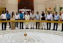न‌ए विधानसभा के सौंदर्यीकरण के लिए विधायकों ने न‌ई संसद को देखा