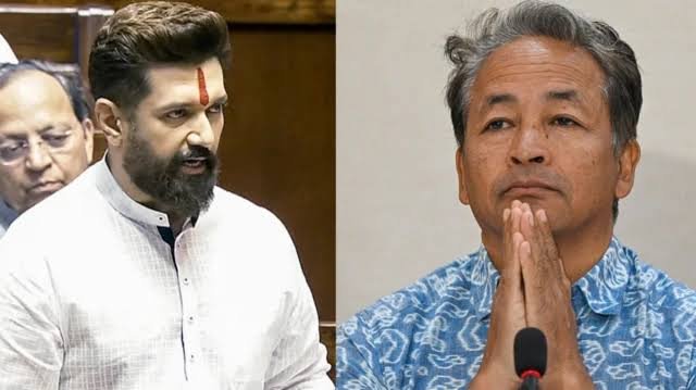 सोनम वांगचुक ने कहा- मुझसे पहली सी मोहब्बत मेरी महबूब न मांग, चिराग बोले- युवाओं को कौन रोक सकता है?
