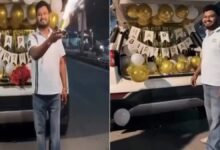 बीच सड़क पर बर्थडे मनाया कार्यपालक मजिस्ट्रेट ने