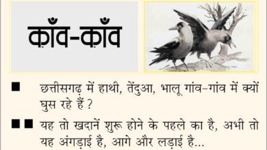 दैनिक 'छत्तीसगढ़' का काँव-काँव, 24 अक्टूबर 2026
