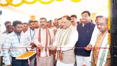 सीएम ने गढफ़ुलझर में सर्वमंगल भवन का किया लोकार्पण, 50 लाख के डोम निर्माण की घोषणा