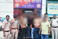 नवीन मार्केट के पास जुआ खेल रहे छह भेजे गए जेल