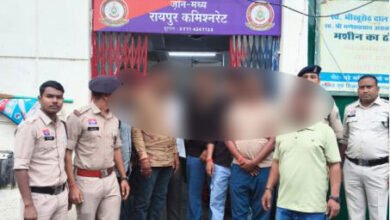 नवीन मार्केट के पास जुआ खेल रहे छह भेजे गए जेल