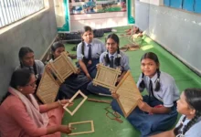 सेजेस नयापारा में तीन दिवसीय हस्तशिल्प कार्यशाला का आयोजन, 100 विद्यार्थियों ने सीखी भारतीय लोककला की बारीकियाँ.